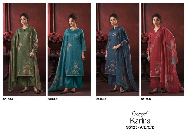 Ganga karina 5125 surat dress material wholesale market address